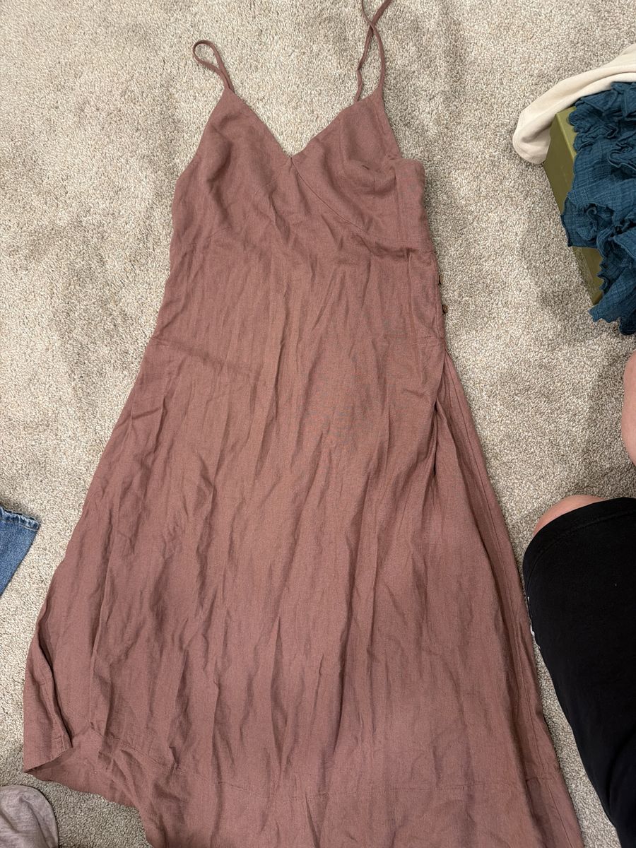 Plum midi dress from Free People