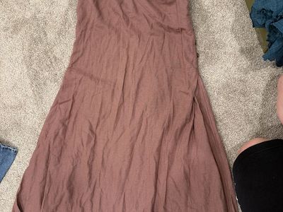Plum midi dress from Free People