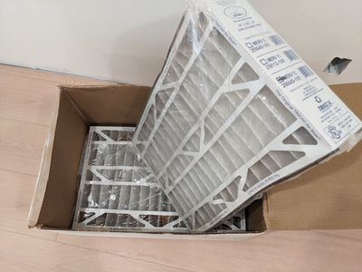 furnace filters 2 pack, MERV 13, 16"x25"x5"