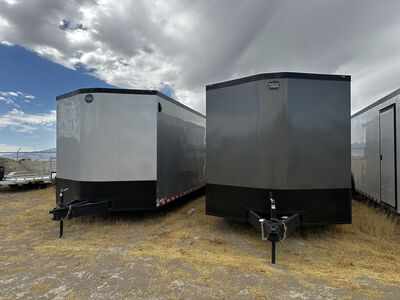 WELLS CARGO 8.5 X 28 EXTRA HEIGHT ROAD FORCE!