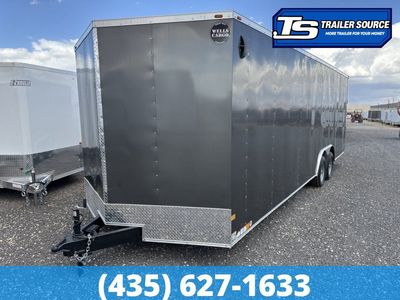 8.5x24 Wells Cargo Fast Trac Deluxe Enclosed Cargo Trailer - 7'0" Interior - 10K GVWR Dovetail