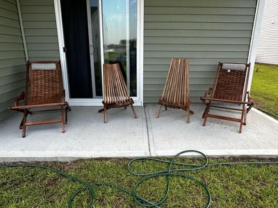 Real Authentic Melino Low Profile Patio Chairs