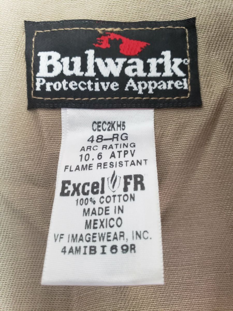 48-R Coverall flame resistant Bulwark protective Apparel Exel FR model CEC2KH5