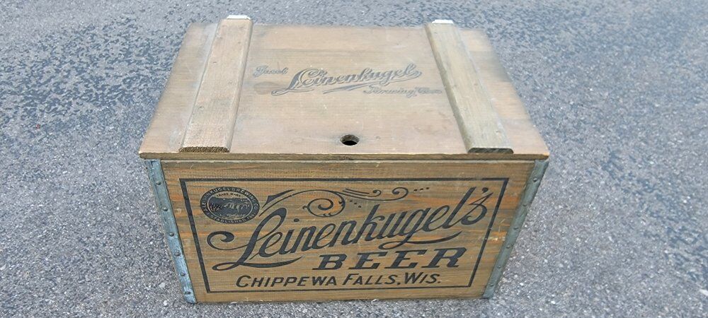 Vintage Leinenkugel's Wooden Beer Crate