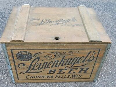 Vintage Leinenkugel's Wooden Beer Crate