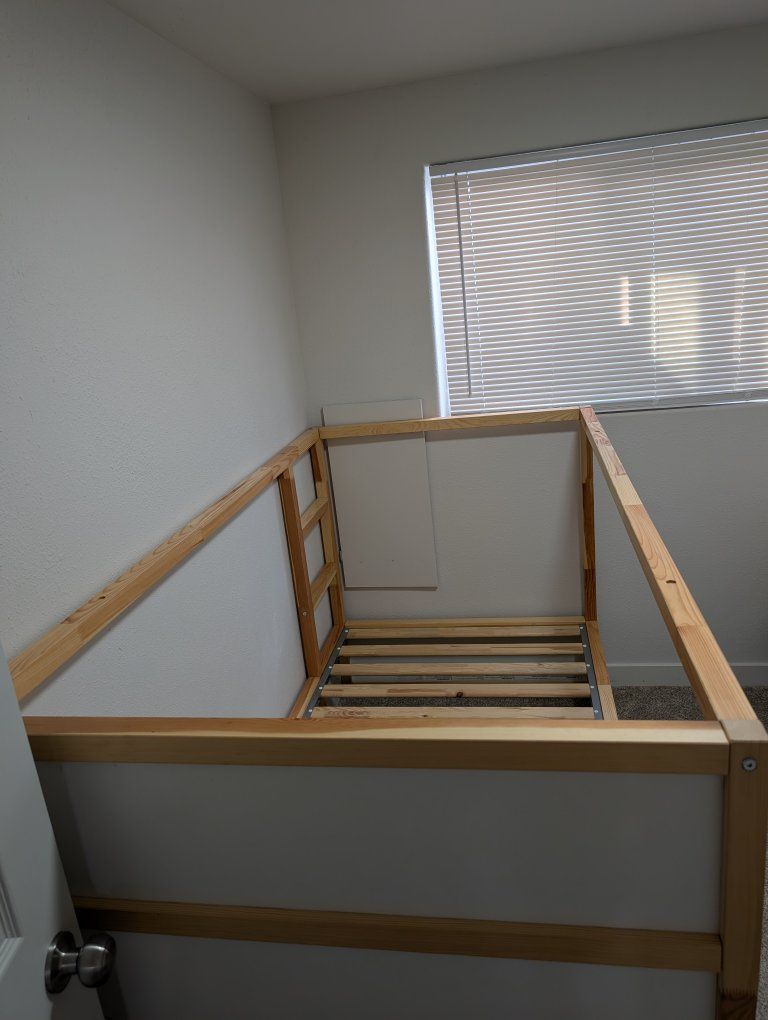 Kids bed from popular Swedish furniture retailer.