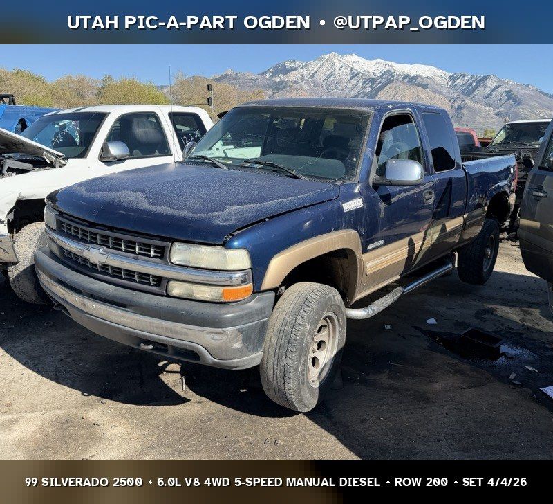 1999 Chevrolet Silverado 2500 GMT800 Parts - UTPAP Ogden