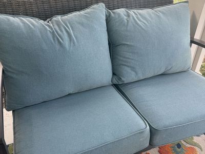 Teal Patio Cushions