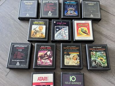Vintage Atari 2600 Lot Of 13 Games