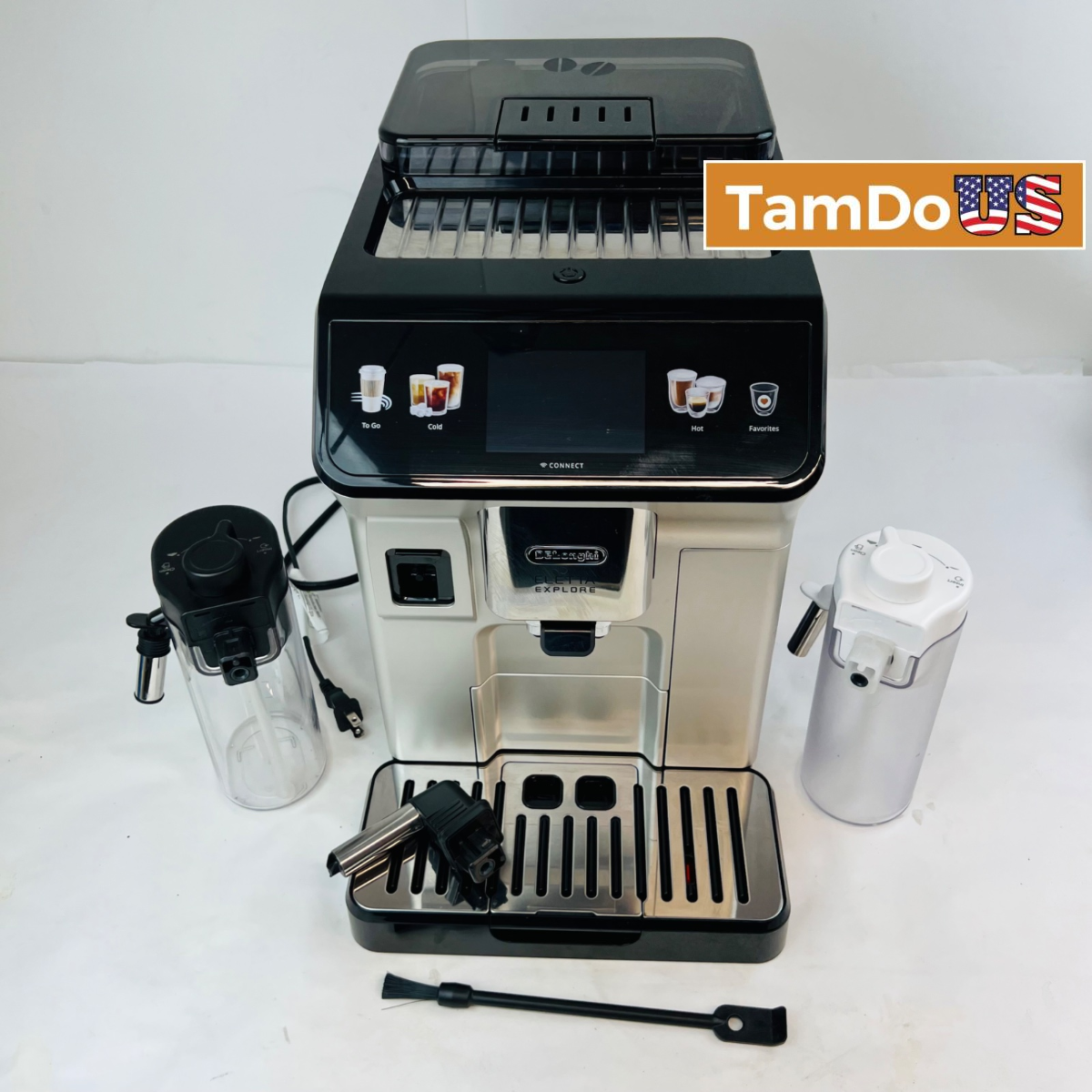 De'Longhi Eletta Explore Automatic Espresso Machine ECAM45086S Cold Extraction