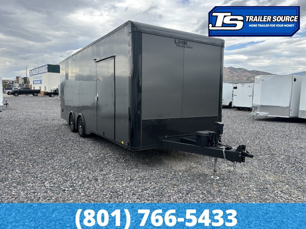8.5x24 Look Vision Circuit Edition Enclosed Race Car Hauler Trailer - 10K GVWR -