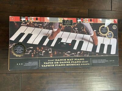 FAO Schwarz Giant 69" Dance-On Piano/keyboard Mat .