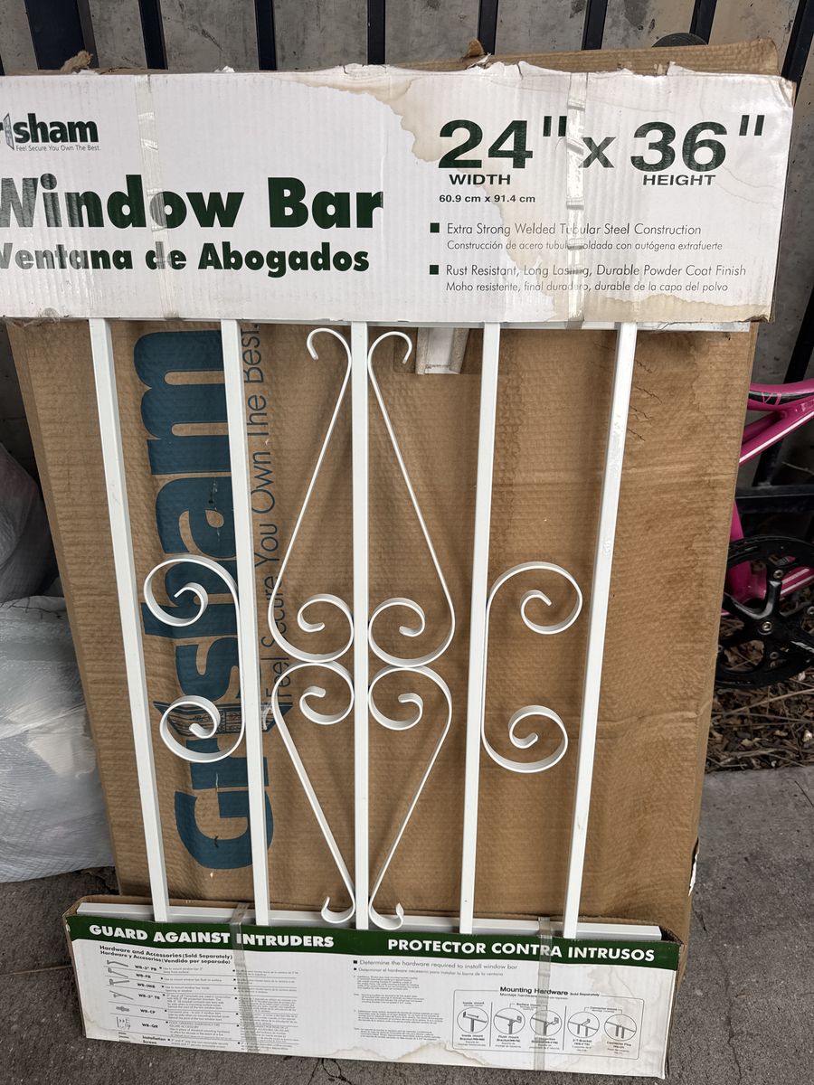 Grisham Window Bars, new