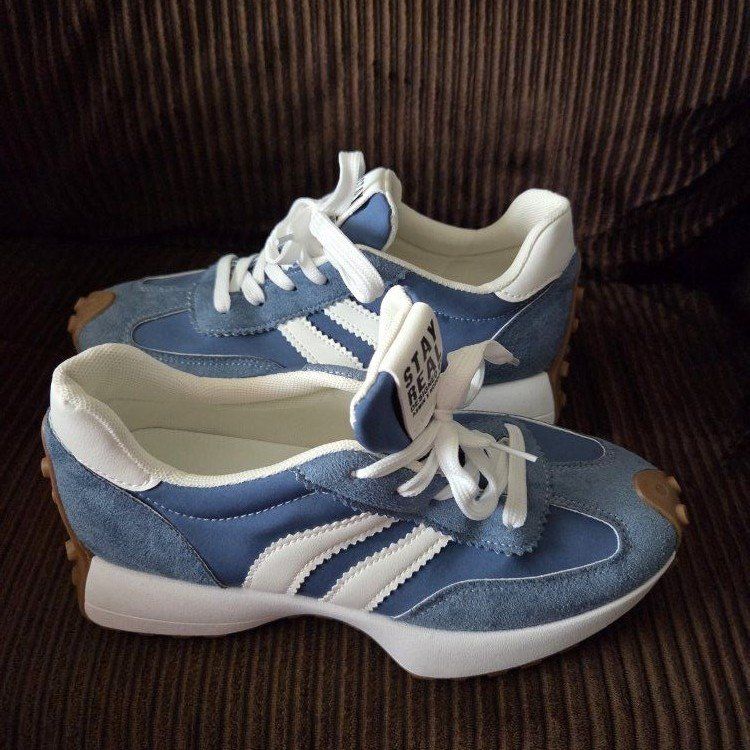 Brand new Stay Real blue shoes