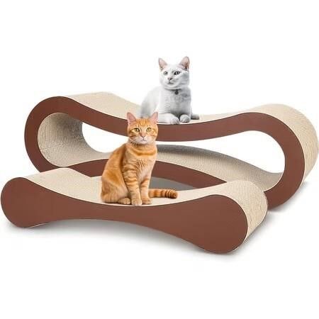 Siavonce 10.2-in x 10.2-in Brown Cat Scratching post