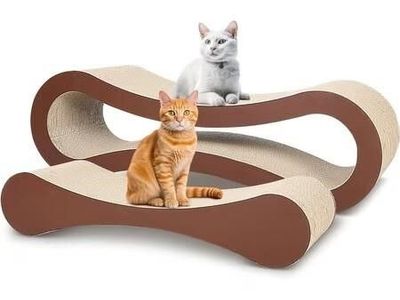 Siavonce 10.2-in x 10.2-in Brown Cat Scratching post