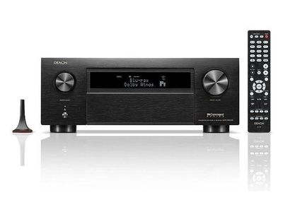 Denon AVR-X8500HA 13.2Ch 8K AV Receiver with 3D Audio, HEOS, & Voice Control