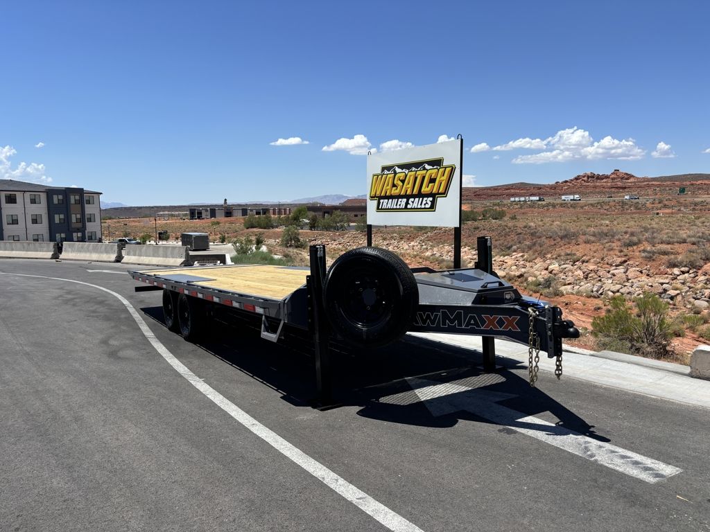 2027 RawMaxx Shadow Grey 24' Deckover Tilt Trailer 14K