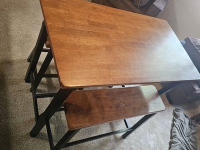 Compact Wood Table