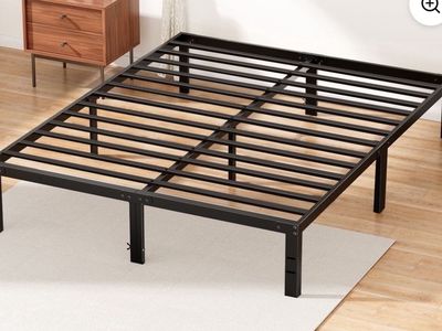 Queen 12 Inch Bed Frame, Black