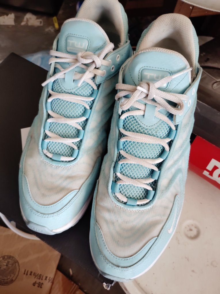 Nike Air Max TW Baby Blue Sneakers - Gently Used