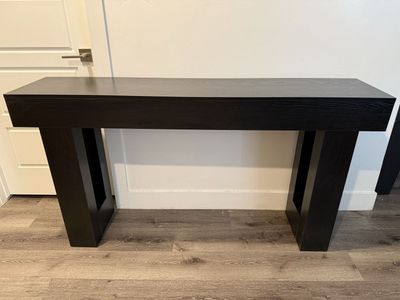 Brand New Black Farmhouse Console Table