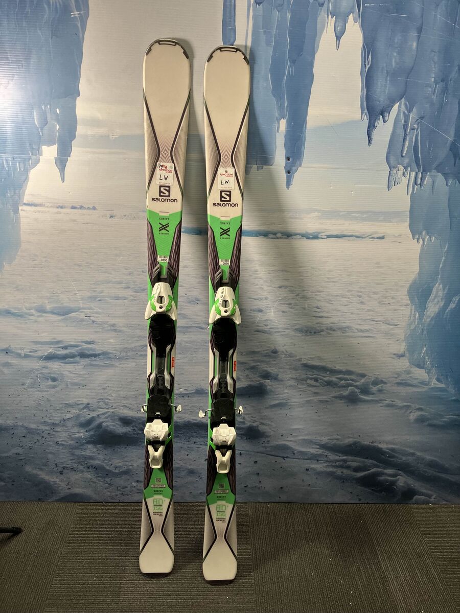 Salomon M X-Drive 8.0 R 156cm Skis w/ SALOMON Salomon M XT10 Demo Binding - Used