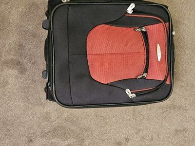 Small Suitcase and Carry Bag
