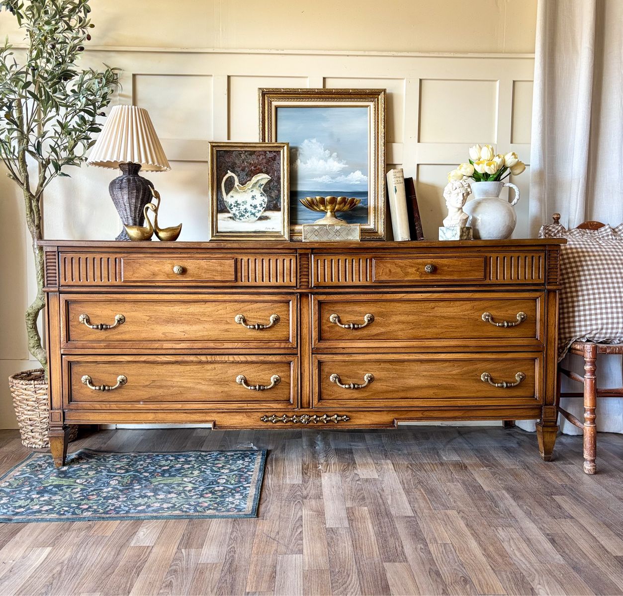 *FREE DELIVERY* Vintage Oak Traditional Credenza