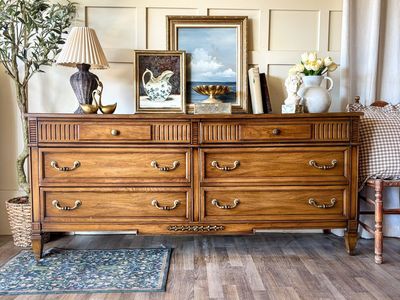 *FREE DELIVERY* Vintage Oak Traditional Credenza