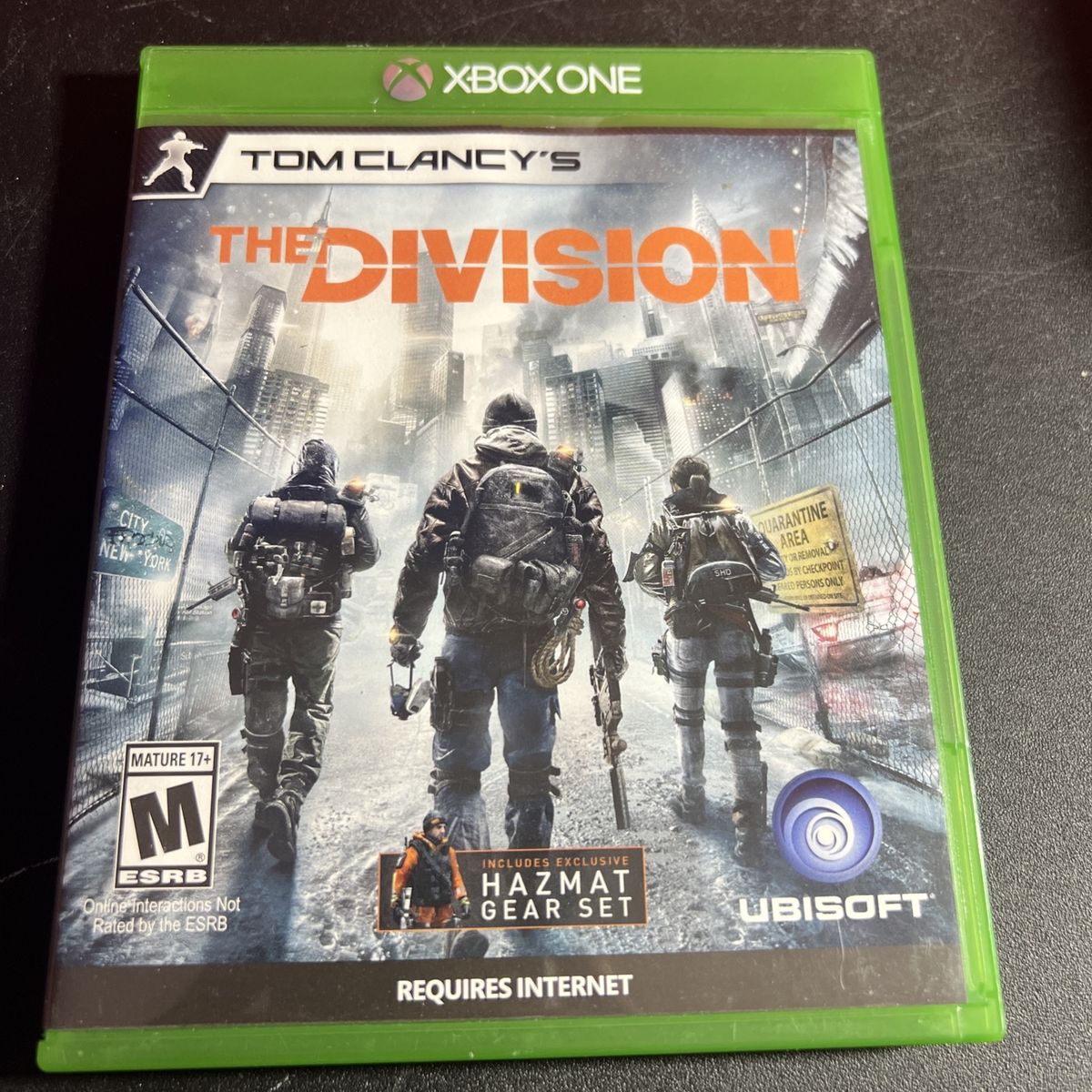 Tom Clancy's The Division - Xbox One Game - Includes Hazmat Gear Set - ESRB M