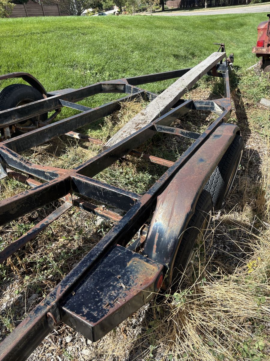 Tandem axle utility/ boat trailer project