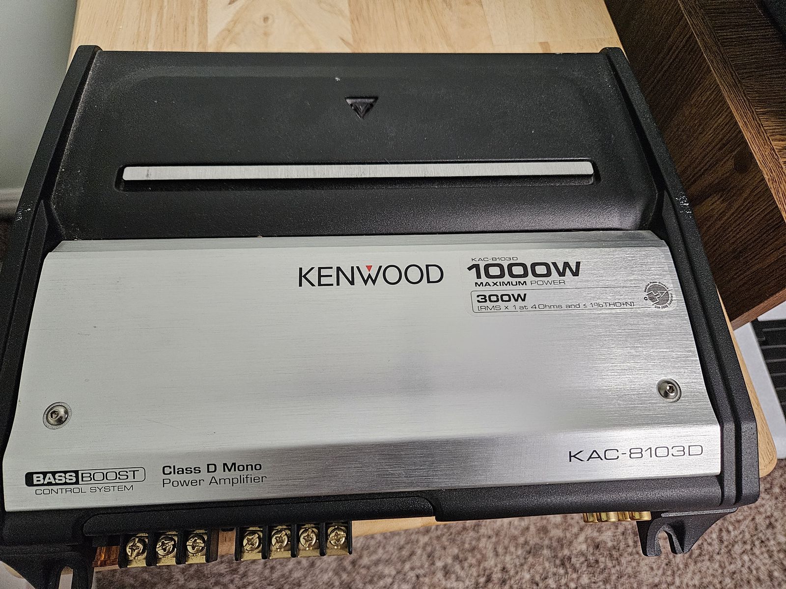 Kenwood KAS 8103D Mono Power Amplifier  (Taylorsville)  100.00