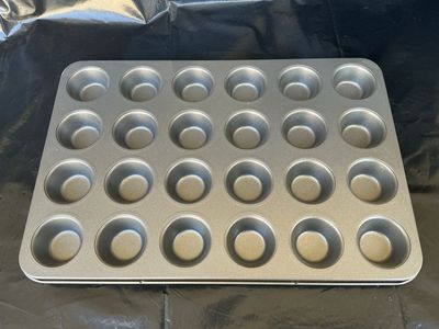 24-Cup Mini Muffin Pan Nonstick Baking Tray