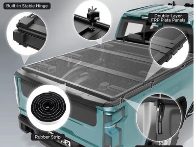 Brand new Hard Tri-Fold Truck Bed Tonneau Cover for Chevy Silverado/GMC Sierra 1500 (2019-2026) 5.8ft Bed