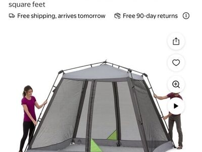 New 10x10 Foot Screen House