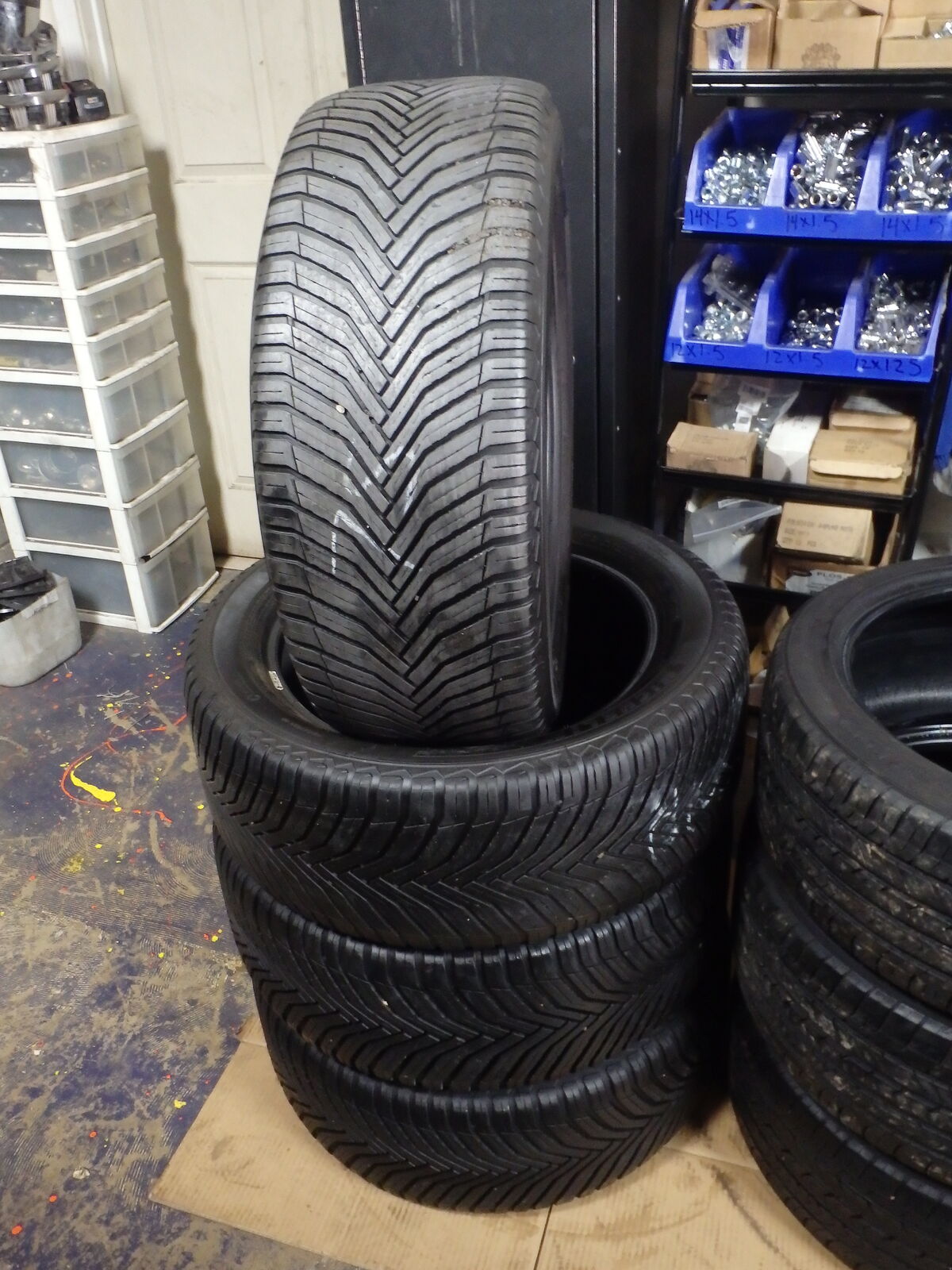 235/50R18 MICHELIN CROSSCLIMATE SET OF USED TIRES