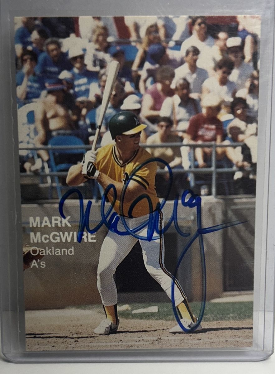 Mark Mcgwire Autograph card
