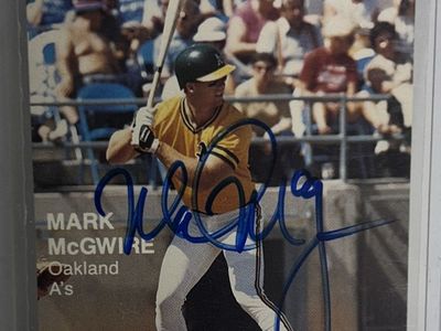 Mark Mcgwire Autograph card