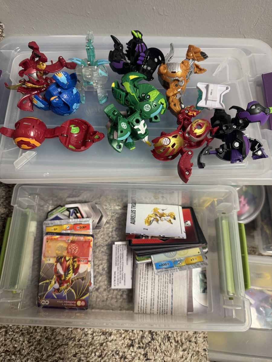 Bakugan Battle Brawlers Starter Pack Lot with Figures, Cards, and BakuCores