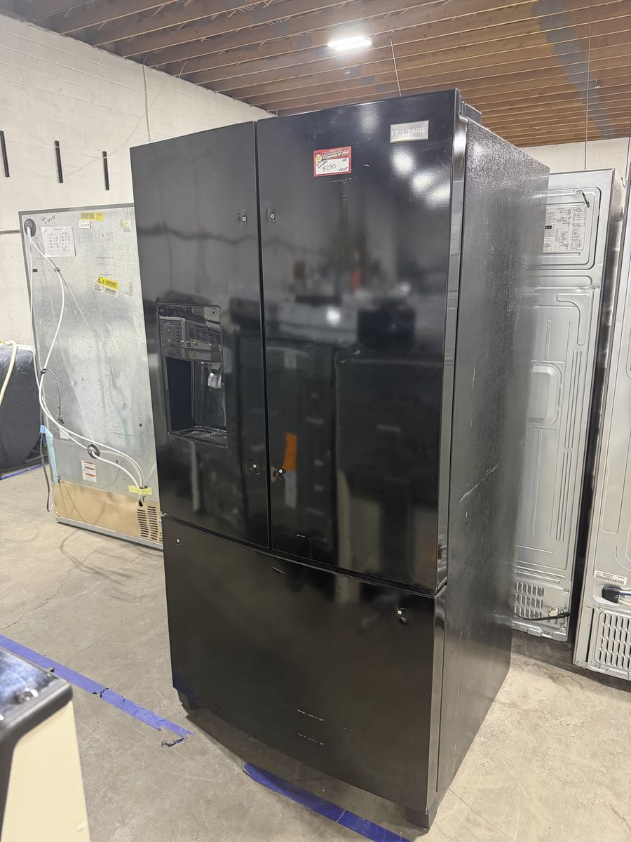 Frigidaire Gallery Black French Door Refrigerator & Bottom Freezer