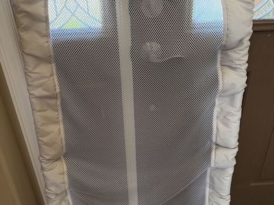 Adjustable baby or pet mesh gate 38”-52”