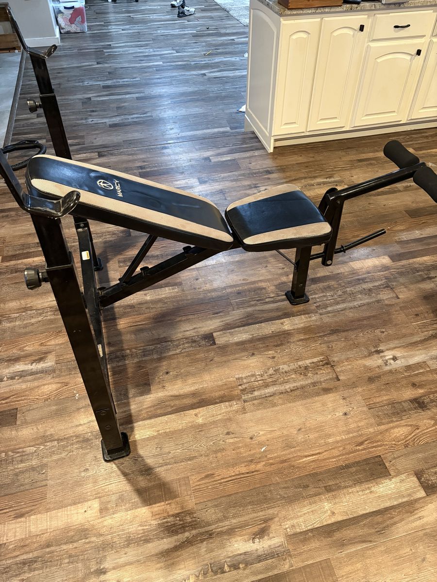 Marcy Adjustable Weight Bench with Leg Developer