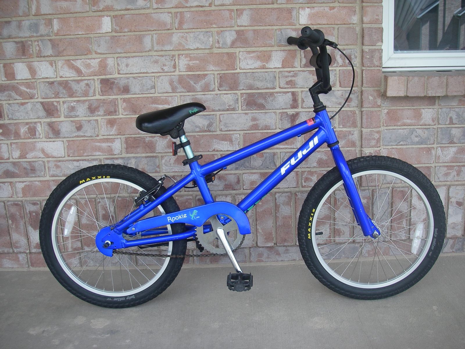 Boys or Girls 20” Aluminum FUJI ROOKIE BMX Bike, Blue, Foot & V-Brakes, Like New Tires, Blue, 20 Inch