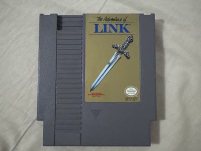 Zelda II: the Adventure of Link grey (NES)