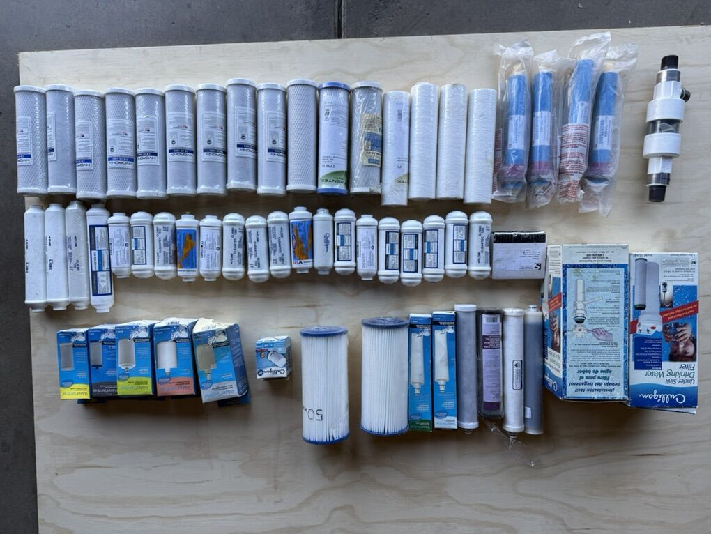Water Filters. Lot Of Culligan RO Filters