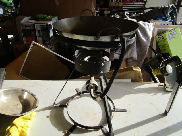 Cabelas Propane WOK and Burner for camping