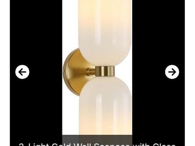 2 Light Wall Sconce (NEW)