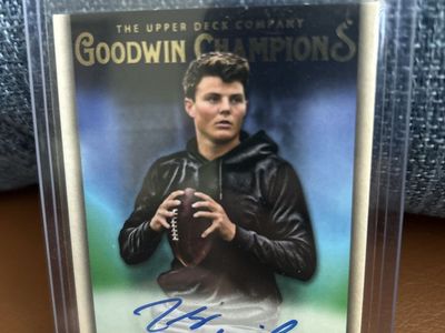 BYU 2021 Rookie Certified Goodwin Champions Zach Wilson Autograph Football Card - The Upper Deck Company