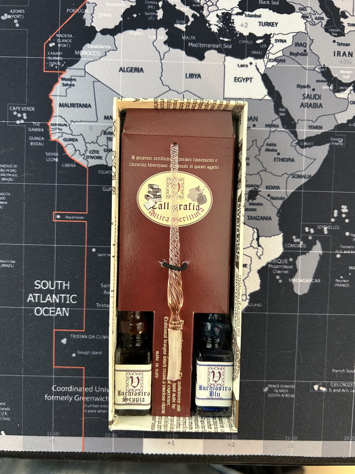 Calligrafia Antica Scrittura Venetian Glass Calligraphy Set